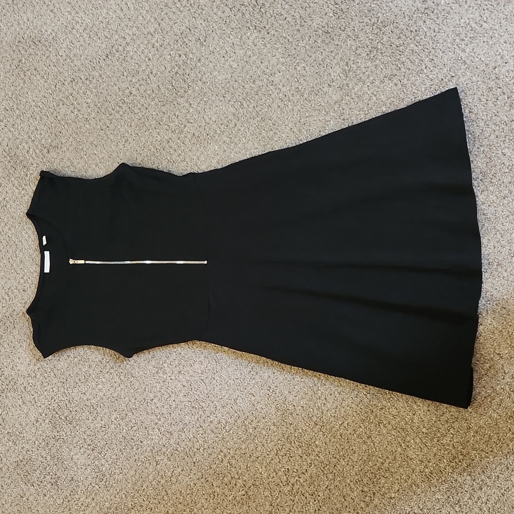 NY&Co Black zip up dress